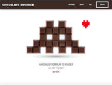 Tablet Screenshot of chocolateinvader.com